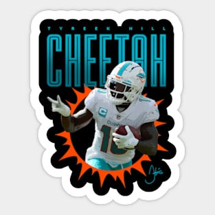 Tyreek Hill Peace Sign Sticker